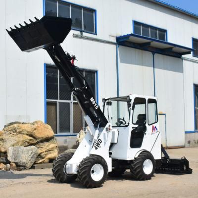 Telescopic Front End Wheel Loader with Tractor Attachment Mulcher
