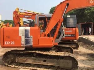 Second Hand Excavator Hitachi Ex 120 with Good Condition Cheap for Sale