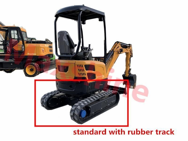 Factory Directly Wholesale Air-Conditioned Excavator Small Digger Popular Eurov 2ton Hydraulic Mini Excavator Price for Sale