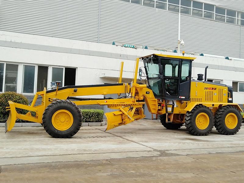 China New 210HP Motor Grader Sg21-3 Cheap Price with Front Blade and Rear Ripper