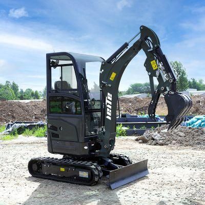 Chinese Manufacturer EPA Euro 5 Engine 1.7 Ton 1.8 Ton Hydraulic Excavator Micro Small Digger 2ton Crawler Mini Excavator Price