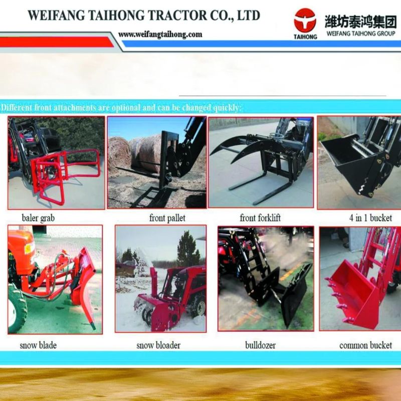Agriculture Machinery Front End Loader for Wheeled Tractors