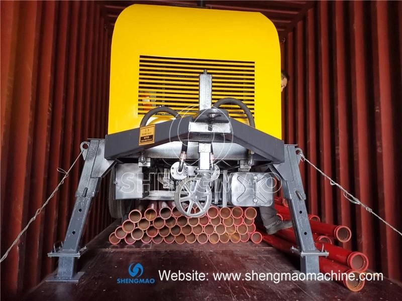 Shengmao Machinery 40 M3/H Diesel Concrete Mixer Pump with Forced Mixer Combination and 100meter Concrete Pumping Pipe