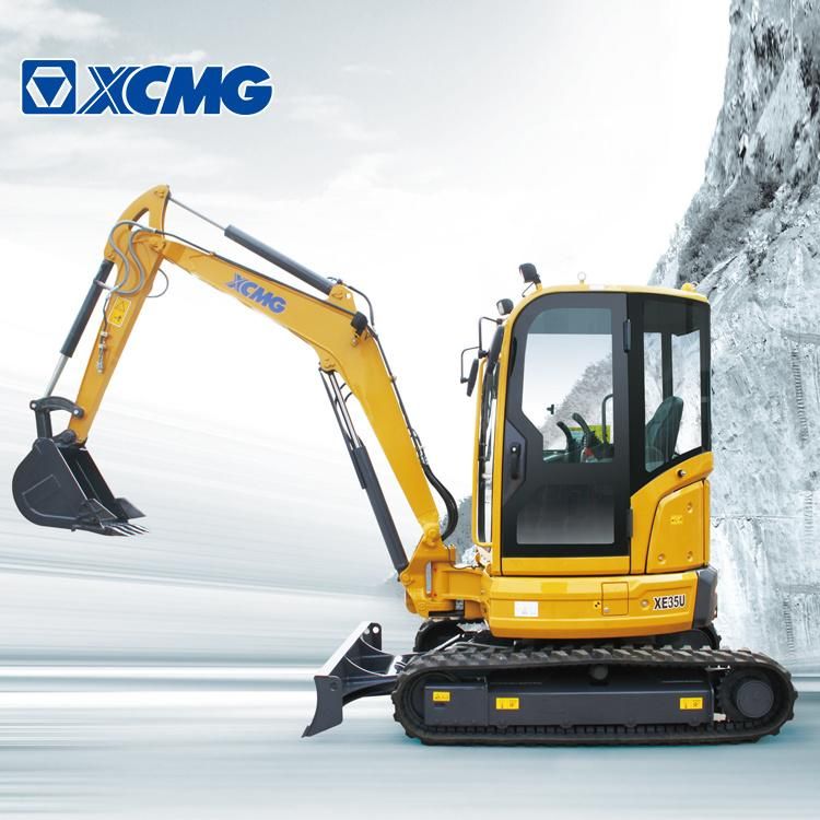 XCMG Official 3 Ton Mini Excavator Xe35u China New Hydraulic Crawler Excavator Machine with Attachment for Sale