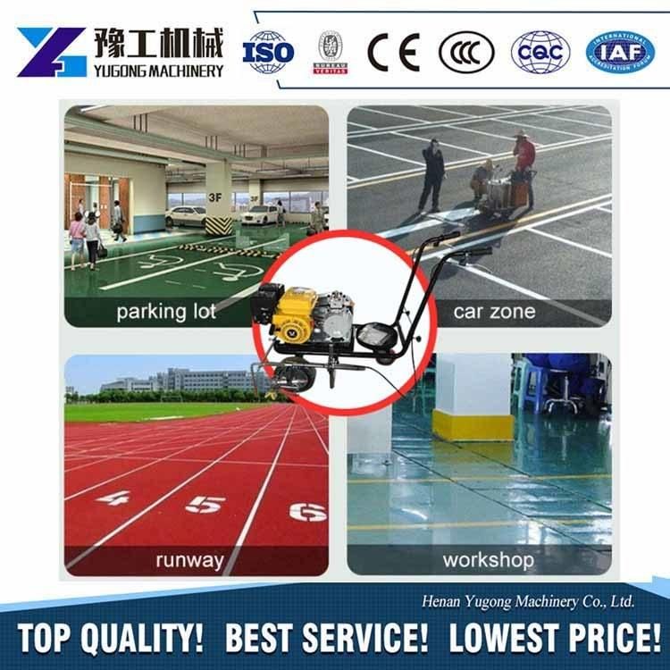 Road Sign Line Equipment Airless Spray 20-60cm Line Road Marking Machine with Booster