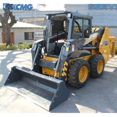 XCMG Official Cheap Mini Wheel Skid Steer Loader 750kg Load with Bucket Attachments Price
