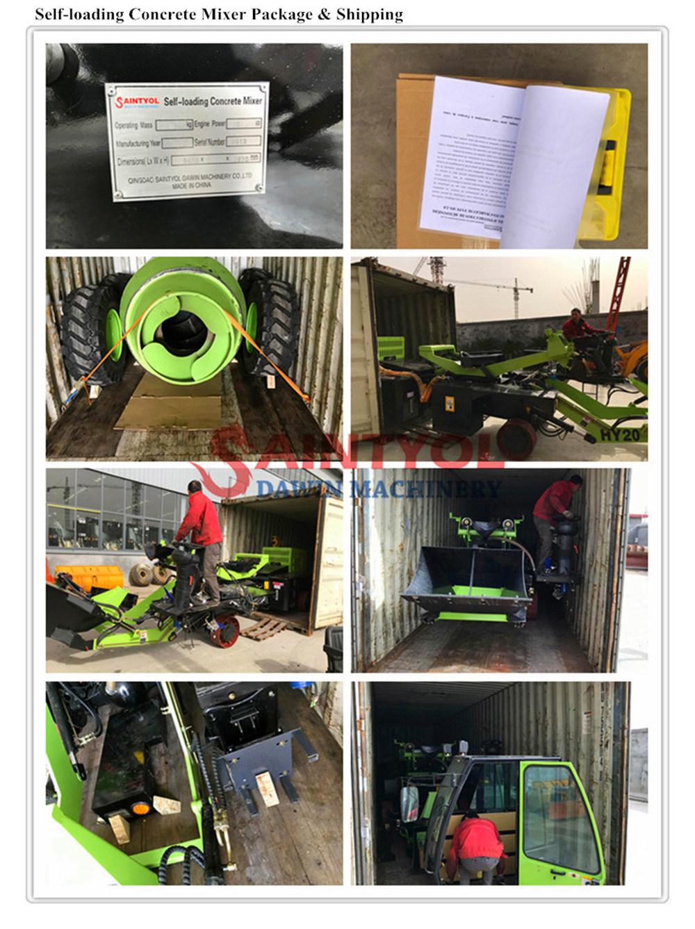 3.5 Cubic Meter Shovel Self Loading Concrete Mixer for Sale