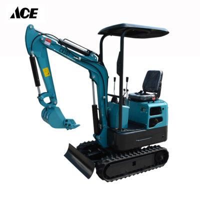 Farm Tools Diesel Engine Mini Excavator 1ton Mini Excavator Jack Hammer