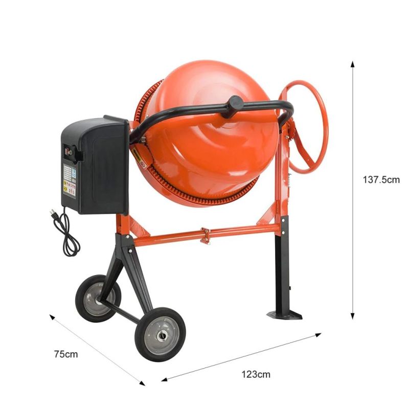 Small Portable Mini Electric Cement Mixer Concrete Mixer Custom