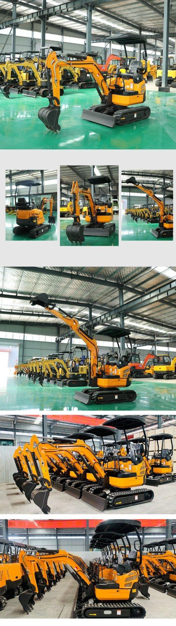 CE Certificate Small No Without Tail New Chinese Excavator 1800 Kg 1.8 Ton 2000 Kg 2 Ton Mini Excavator for Sale
