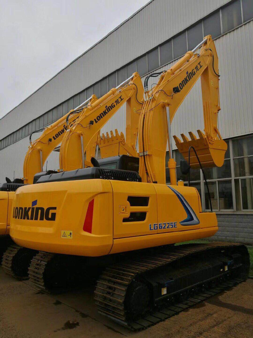 Lonking Crawler Excavator Machine LG6225e for Sale