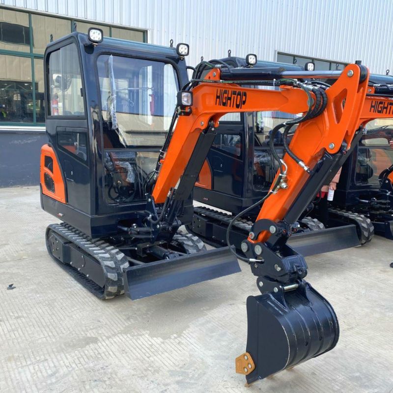 Hottest Model in Germany 1800kg Mini Bagger with Cabin and Euro5 Kubota Engine