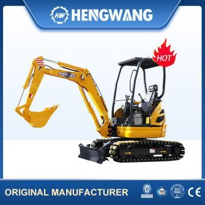 Hw26 2.6t Small Excavator Crawler Digger