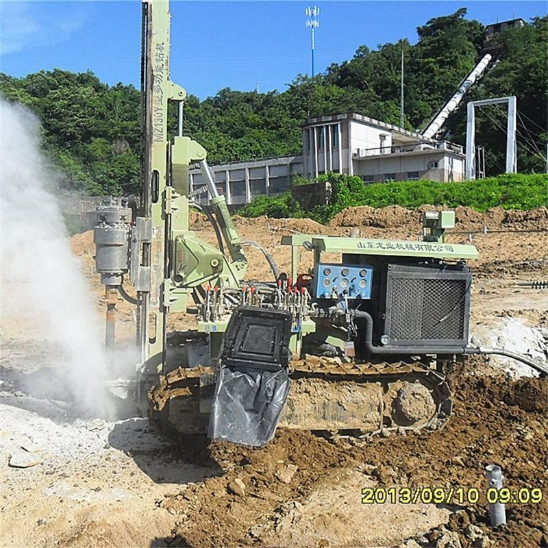 Small Ground Screw Pile Auger Drilling Rig Machine