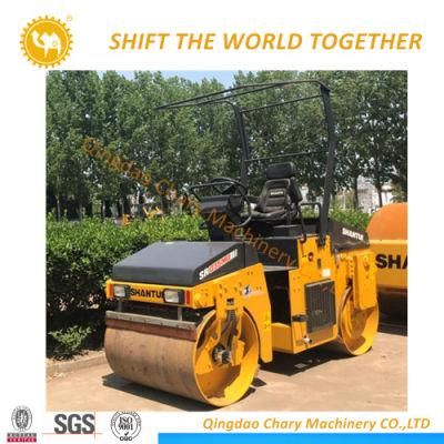 Vibratory Road Roller Machine Double Drum Road Roller