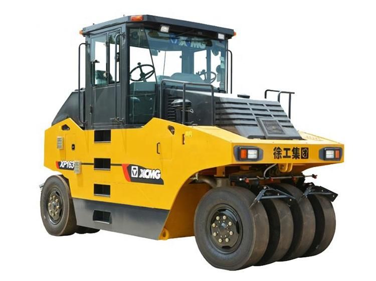 XCMG Official 16 Ton Static Road Roller XP163 China New Pneumatic Tire Roller for Sale