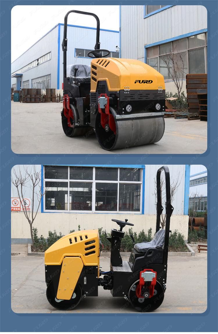 Double Drum Vibration Roller Roller Vibratory Compactor Tandem Vibratory Roller Fyl-880