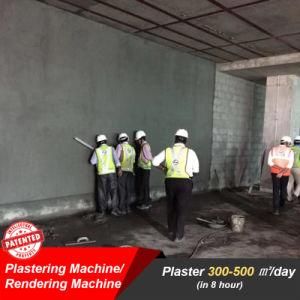 Longlife Automatic Wall Gypsum Painting Machine/ Wall Concrete Rendering Machine for Dubai Market