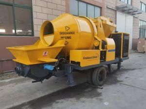 Professional Manufacture Diesel Concrete Pump with Mixer