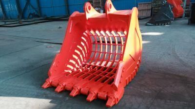 Customized Solid Constructure Excavator Skeleton Rock Bucket