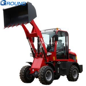 1ton mini wheel loader with 0.7m&sup3; bucket, bulldozer with shovel with cheap price