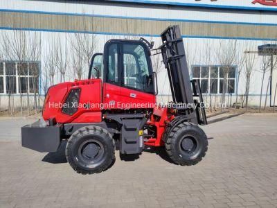 Strongbull 4WD Forklift with 3 Ton Rated Loading