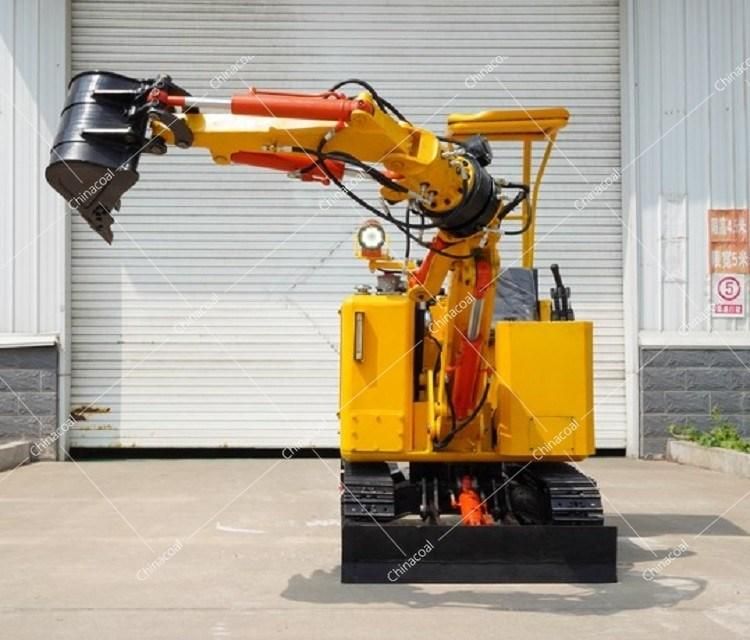 Undergroud Mining Hydraulic Crawler Mini Digger 360 Degree Rotation Small Excavator for Sale