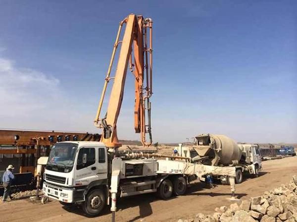 China Famous Concrete Pumping Truck Boom Pump Concrete Pump Truck 30m-63m