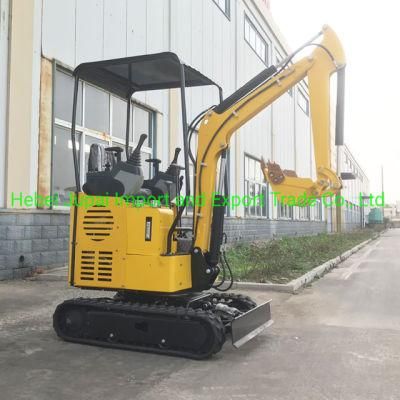 New Crawler Excavators Mini Excavator for Sale Qh-17 Wheel Excavator Best Price