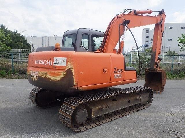 Second Hand 112 Ton Earth Moving Machine Hitachi Komatsu Caterpillar Hydraulic Crawler Digger Construction Machinery Equipment Excavadora Usada Hitachi Zaxis120