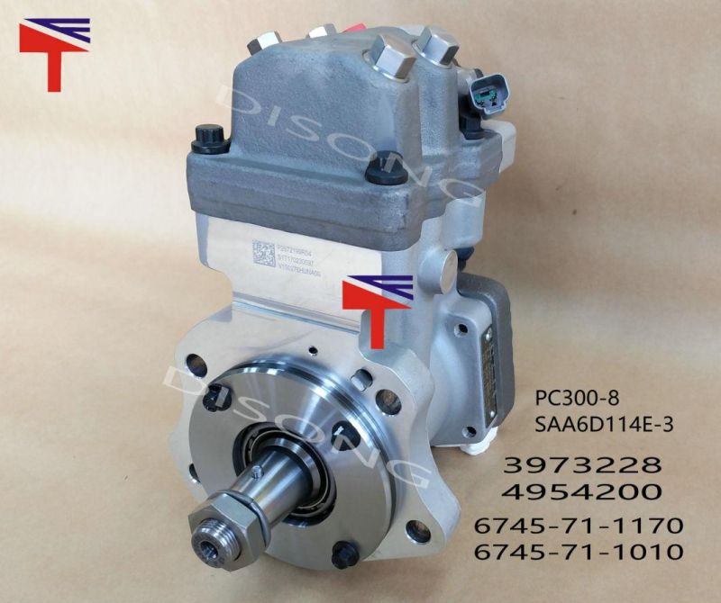 Fuel Pump 6745-71-1170 6745-71-1010 for Excavator PC300-8 Engine SAA6d114 Qsc Spare Parts 3973228 4954200