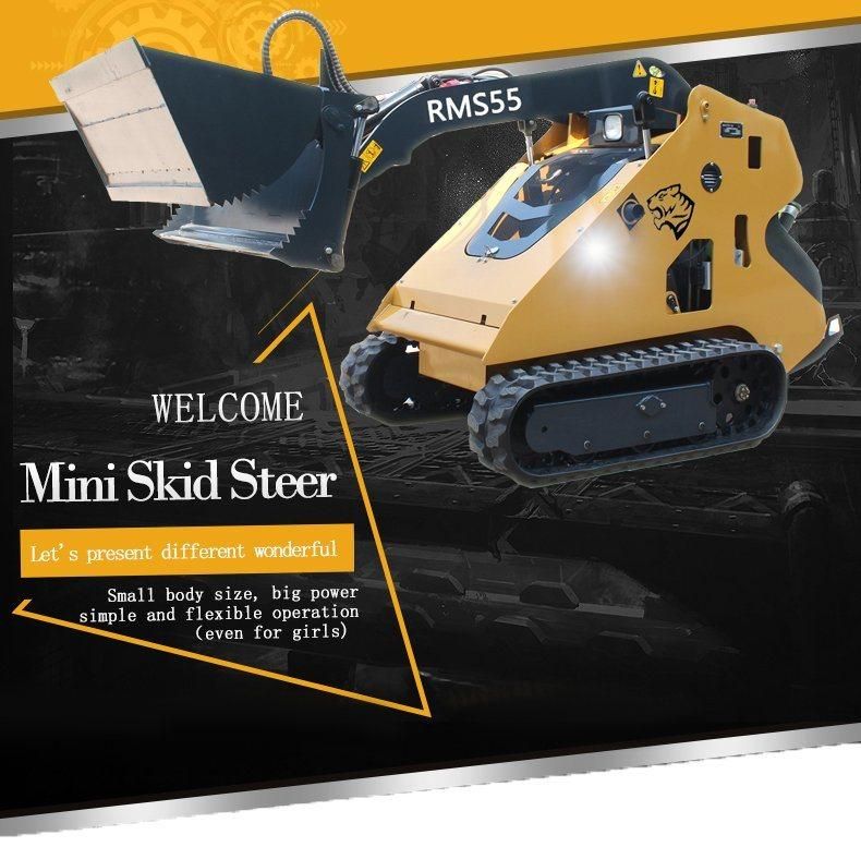 RMS55 Mini Skid Steer Loader with Bucket