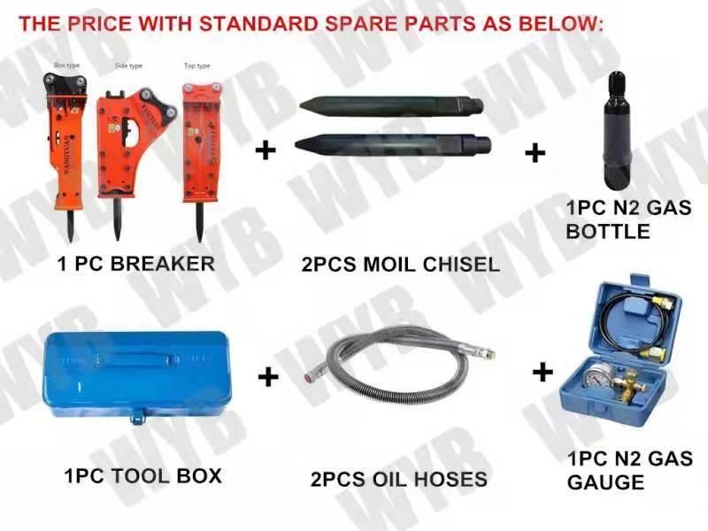 Hydraulic Hammer for 18-22 Ton Komatsu Excavator