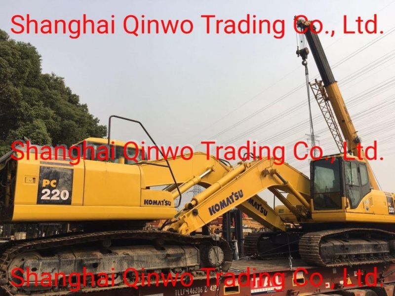 Japan 4D88e Engine Mini Excavsator Used Komatsu PC55mr-2 Crawler Excavator with Dozer Blade for Sale