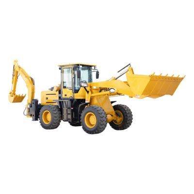 High Quality 2.5 Ton Rated 80HP Mini Front End Multi-Purpose Wheel Backhoe Loader for Sale
