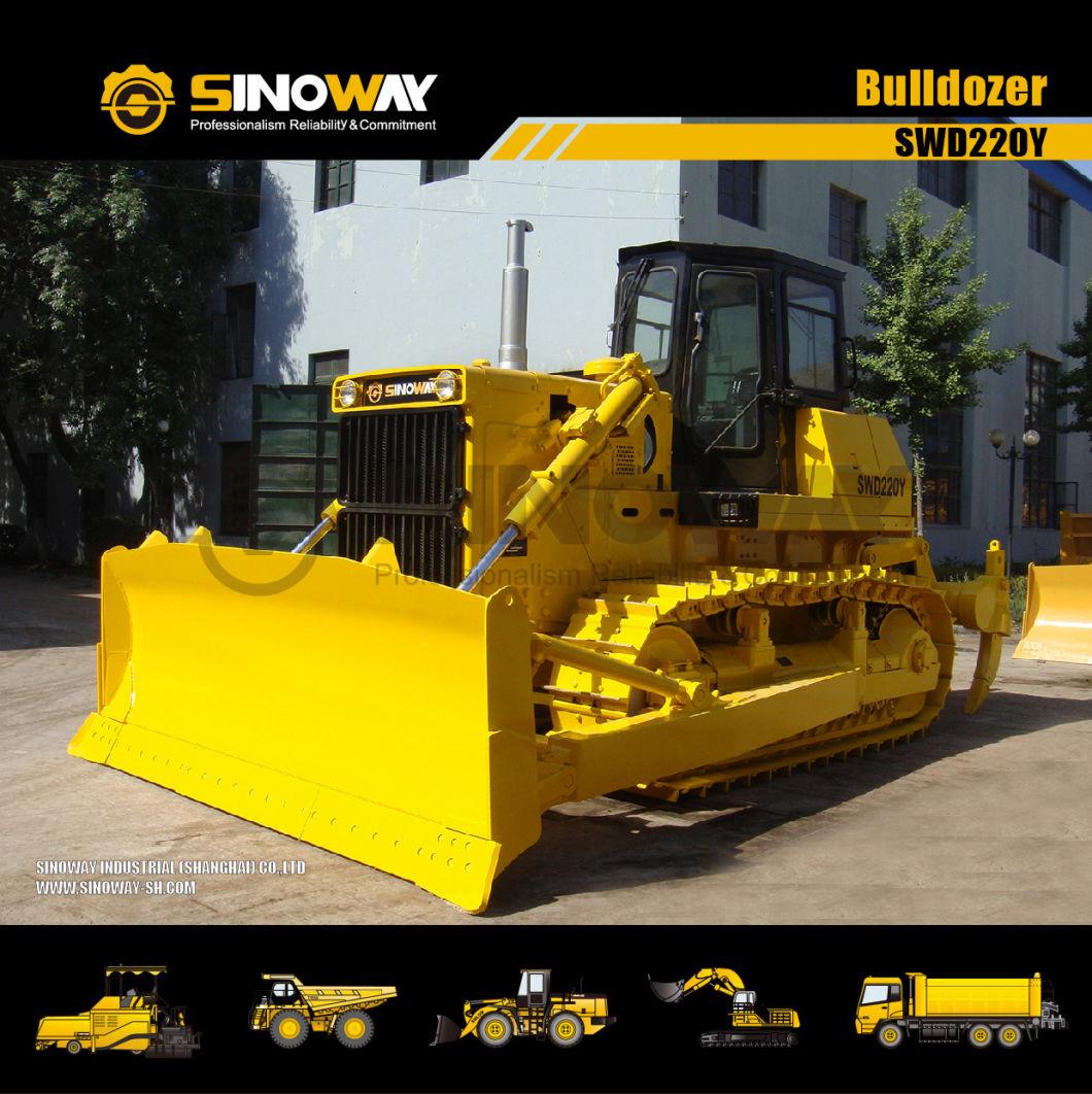 Cummins 220HP Crawler Bulldozer with Rops for Earth Moving