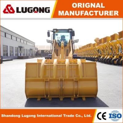 Mechanical LG939 Mini Wheel Loader Joystick Radlader with Palet Fork for Factory Work
