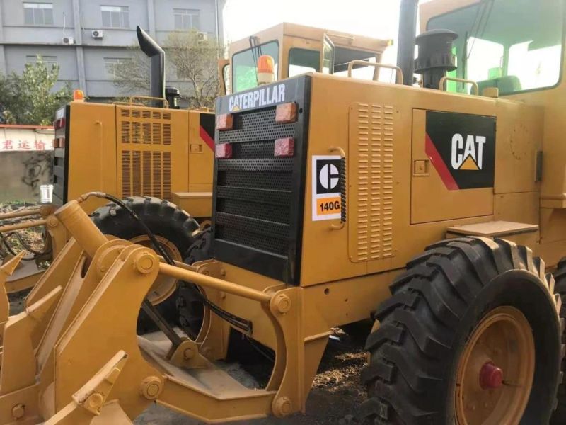 Original Used Cat Motor Grader 140g High Quality Construction Equipment