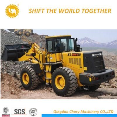 Bucket Capacity 3m3 Operating 5000kg Shantui 5 Ton Wheel Loader SL50W-2