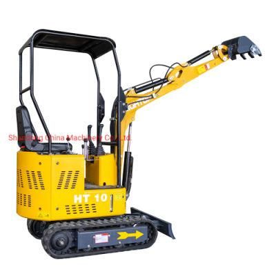 New Cheap Price Micro Mini Small Earthmoving Machinery Gasoline Diesel Engine Digger