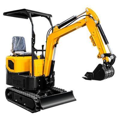 1.2 T Small Garden Digging Machine/China Full Hydraulic Excavator Mini Excavator