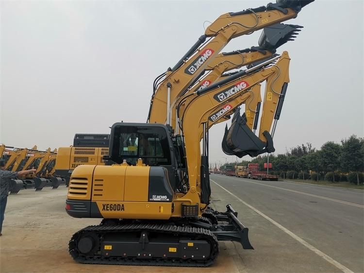 6ton 0.23 Cbm Xe60d Hydraulic Small Mini Crawler Excavator