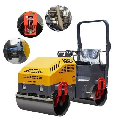 Articulated Double Drum 2.5 Ton Vibratory Road Roller Asphalt Roller