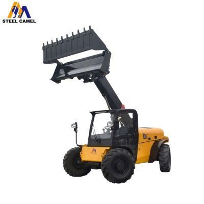 Hydrostatic Skid Steer Side Boom Telescopic Loader Handler for Sale