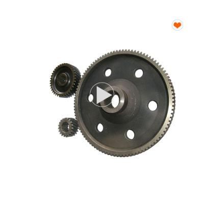 Steel Parts Tower Crane Bevel Gears Pinion
