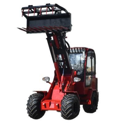 China 0.6ton 1ton 1.5ton 2ton Mini Loader Telescopic Flail Mower Wheel Loader with Multifunctional Attachments for Sale in Australia