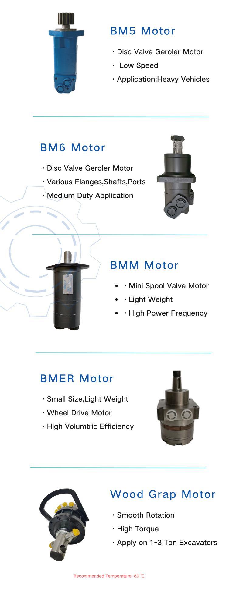 Eaton High Torque Small Hydraulic Wheel Gear Oil Motor 6K for Mining Equipment