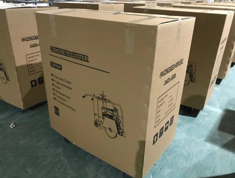 Pme-Q550 Portable Propelled Concrete Cutter with Water Tank