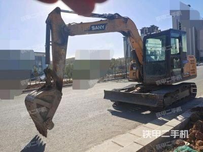 Used Mini Medium Backhoe Excavator Sany Sy75c Construction Machine Second-Hand