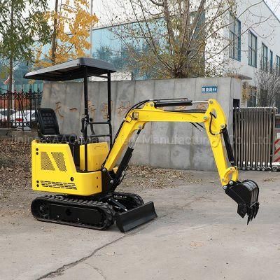 China Mini Crawler Earth 1 Ton Digger Machine Excavator